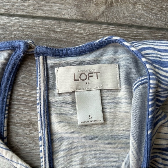 Ann Taylor Loft Striped Jersey Sleeveless Maxi Dress - Picture 6 of 13